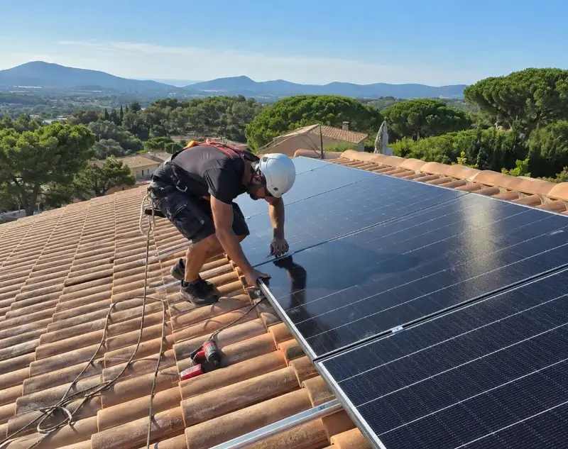 Installateur panneaux solaires Morancé — pose photovoltaïque sur toiture